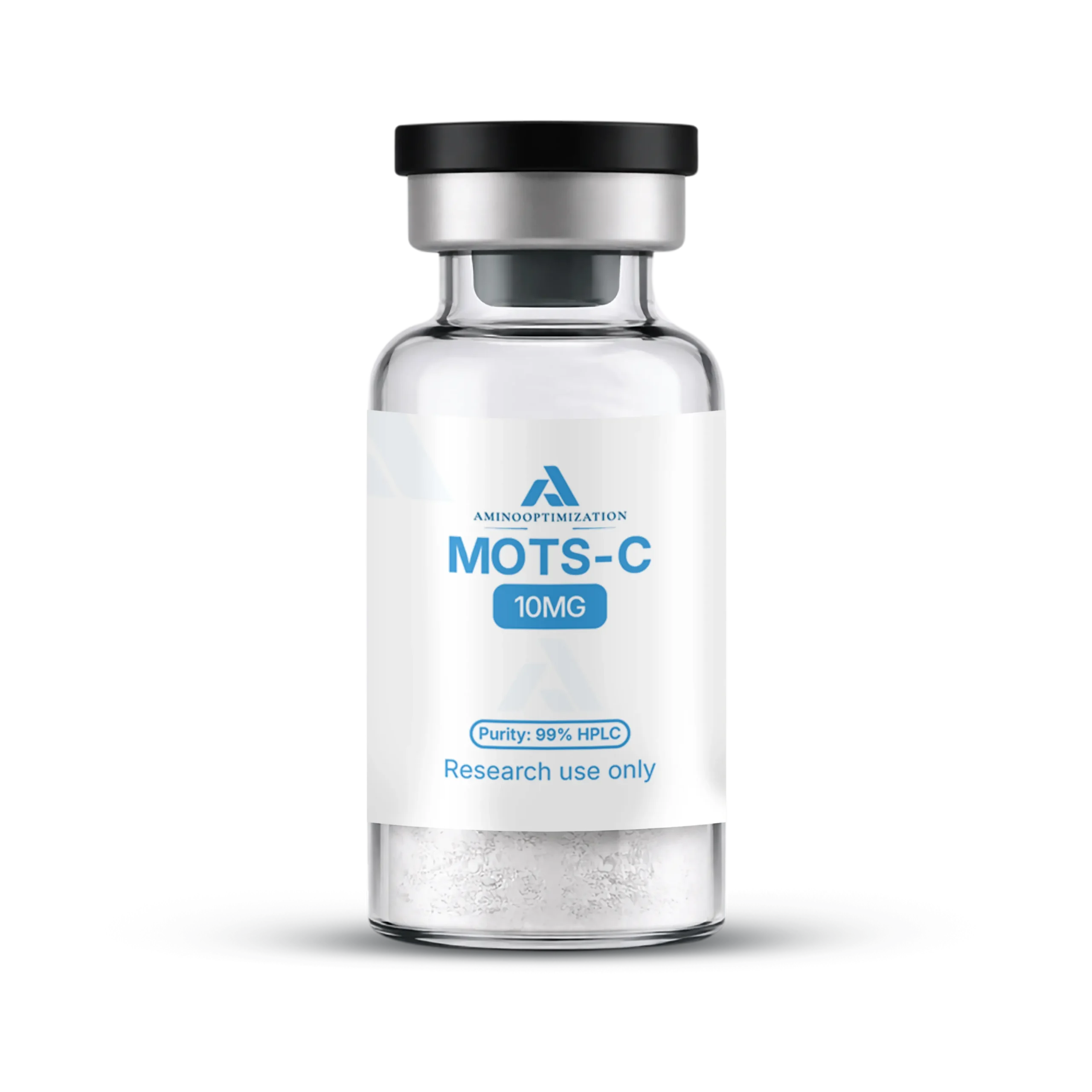 MOTS-C research vial of lyophilised powder, AminoOptimization label